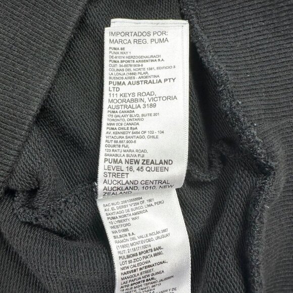 Puma Juniors Ombre Drawstring Black Hoodie With Multicolor Drawstrings Size S - Picture 5 of 10